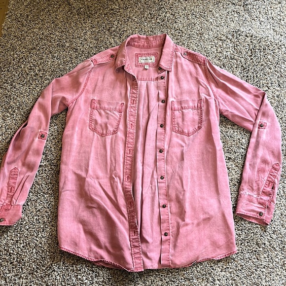 Express XS Boyfriend button up - Picture 1 of 4